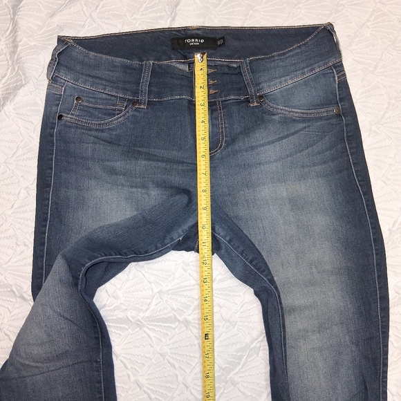 Torrid Denim Women's High Rise Legging Denim Pant Dark Blue Jeans Size 12.S - Picture 7 of 16